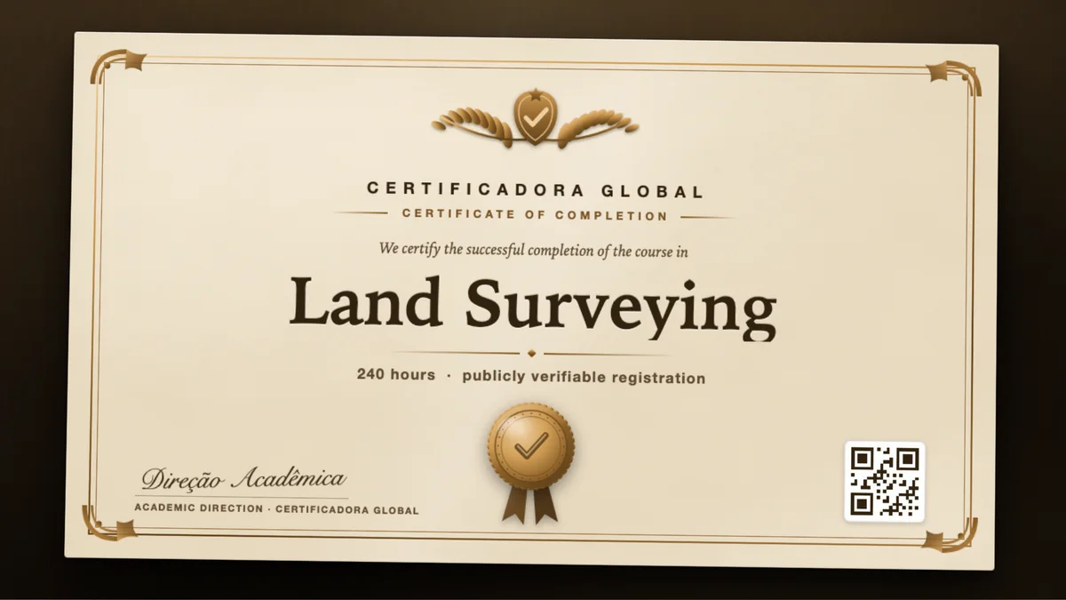 Cover of the Land Surveying course