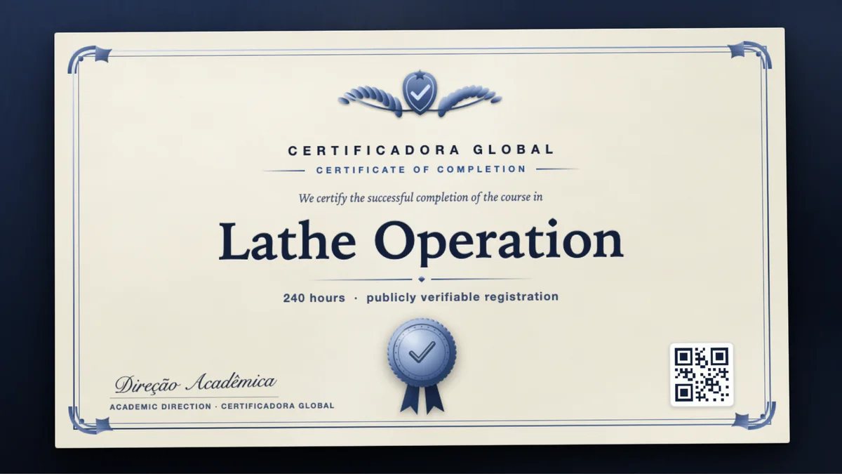 Cover of the Lathe Operation course
