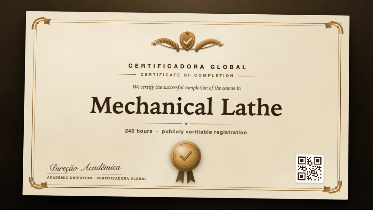 Cover of the Mechanical Lathe course