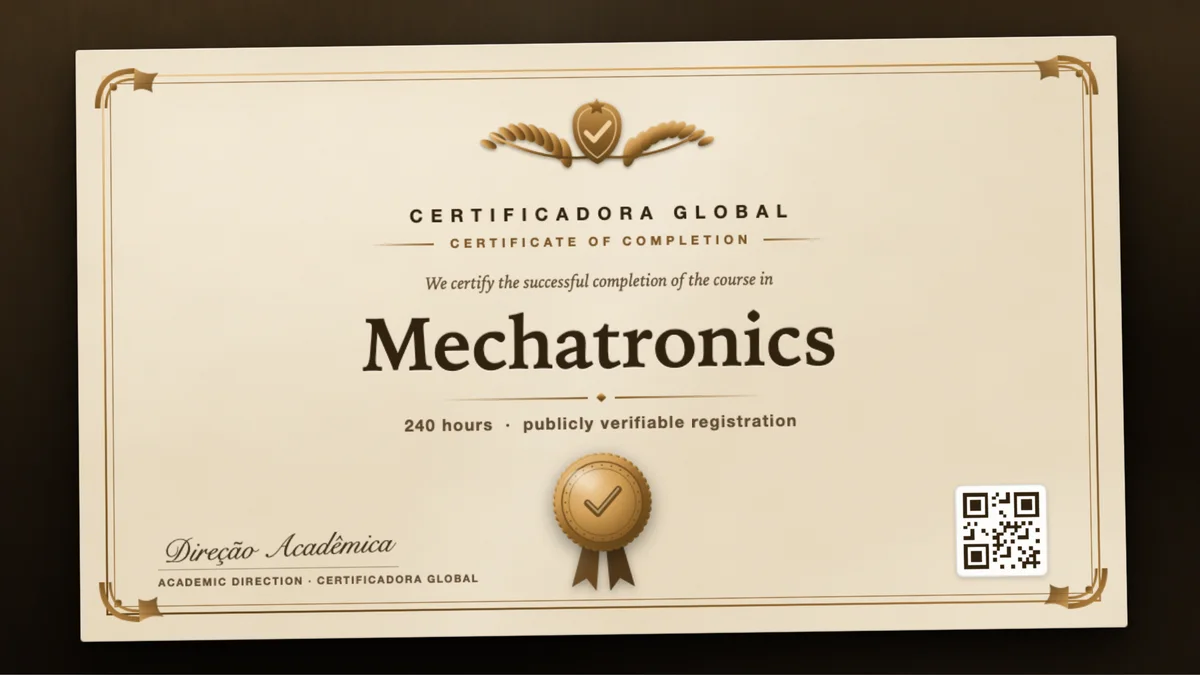 Cover of the Mechatronics course