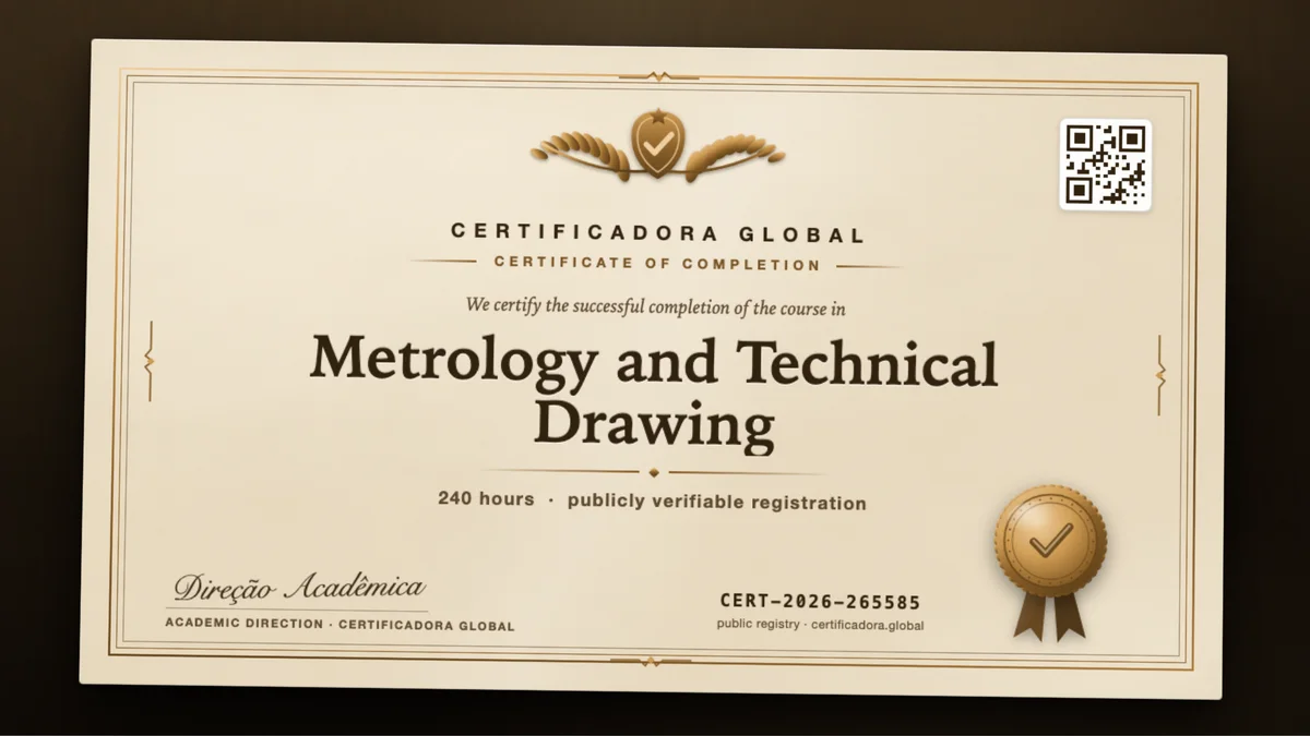 Cover of the Metrology and Technical Drawing course