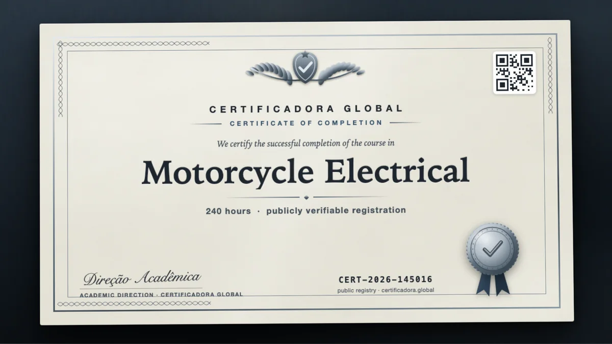 Cover of the Motorcycle Electrical course