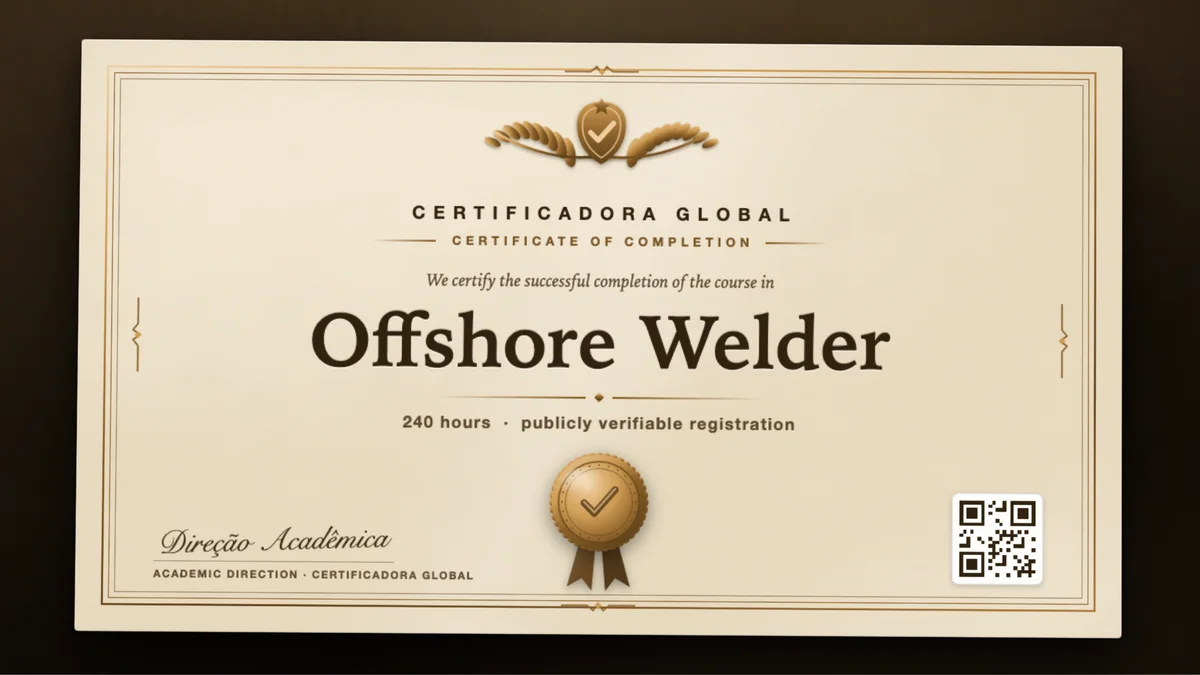Cover of the Offshore Welder course