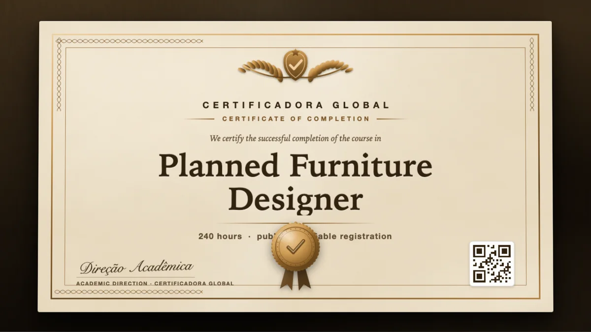 Cover of the Planned Furniture Designer course