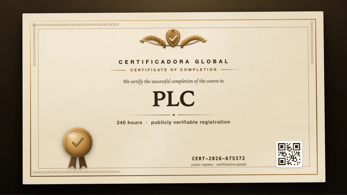 Cover of the PLC course
