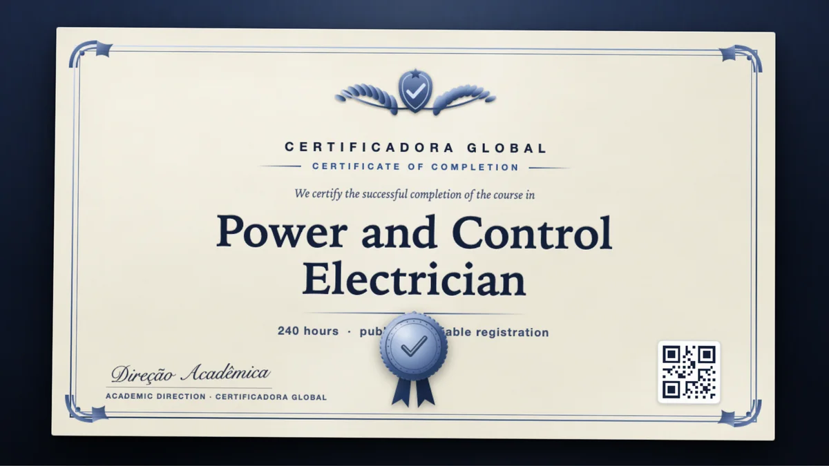Cover of the Power and Control Electrician course