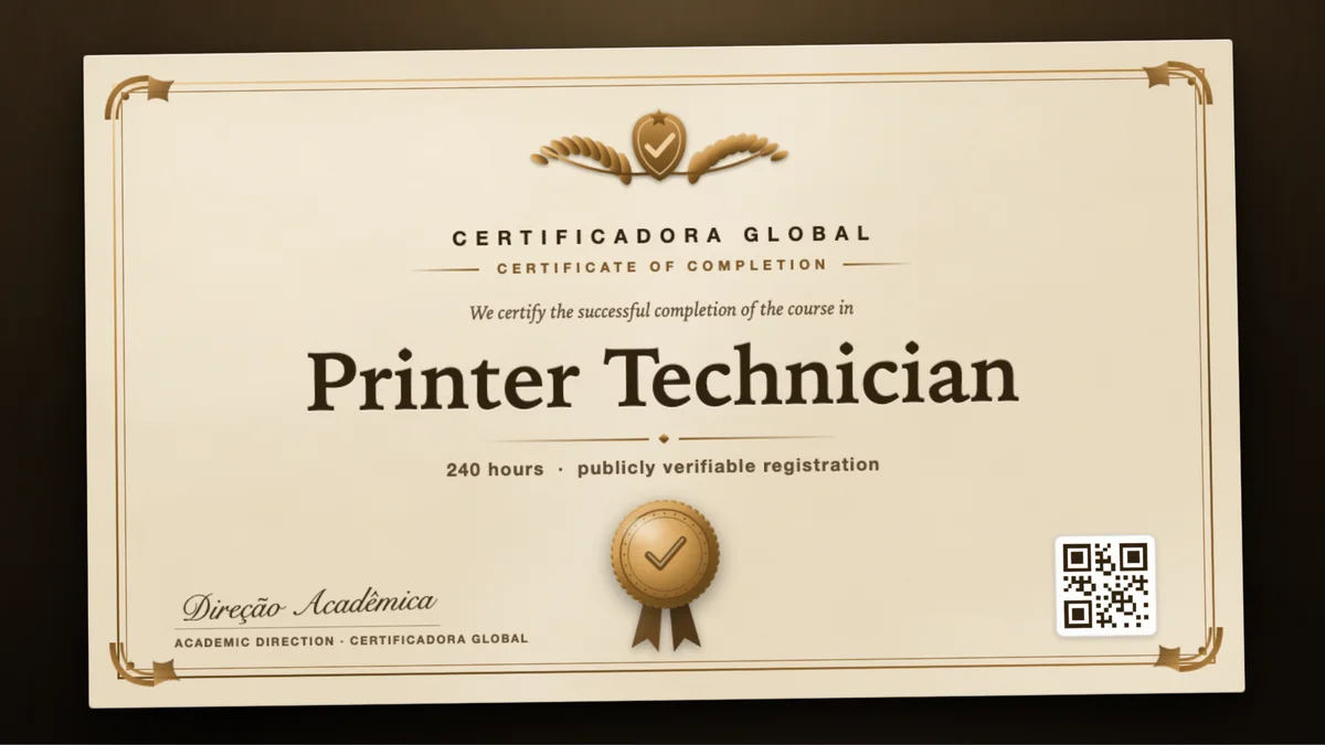 Cover of the Printer Technician course