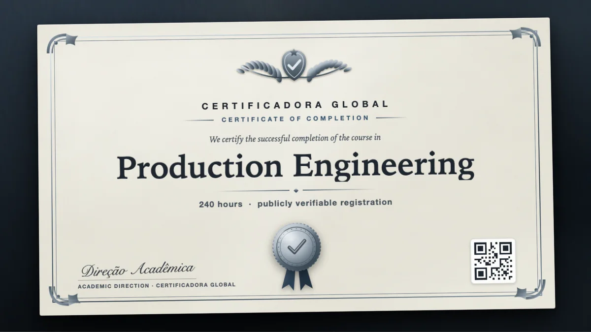 Cover of the Production Engineering course