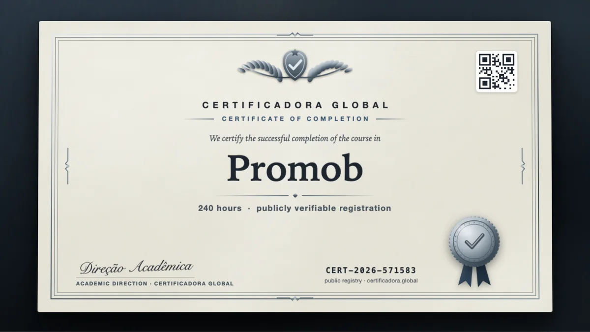Cover of the Promob course