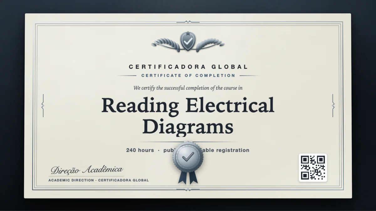 Cover of the Reading Electrical Diagrams course