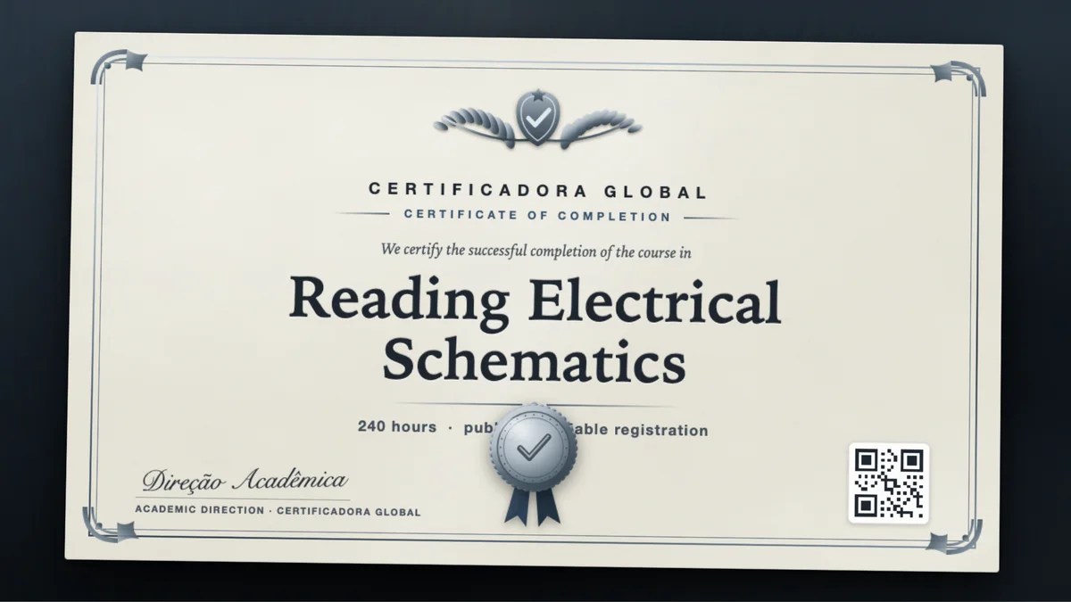 Cover of the Reading Electrical Schematics course