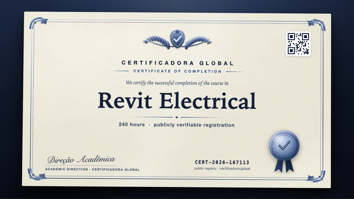 Cover of the Revit Electrical course