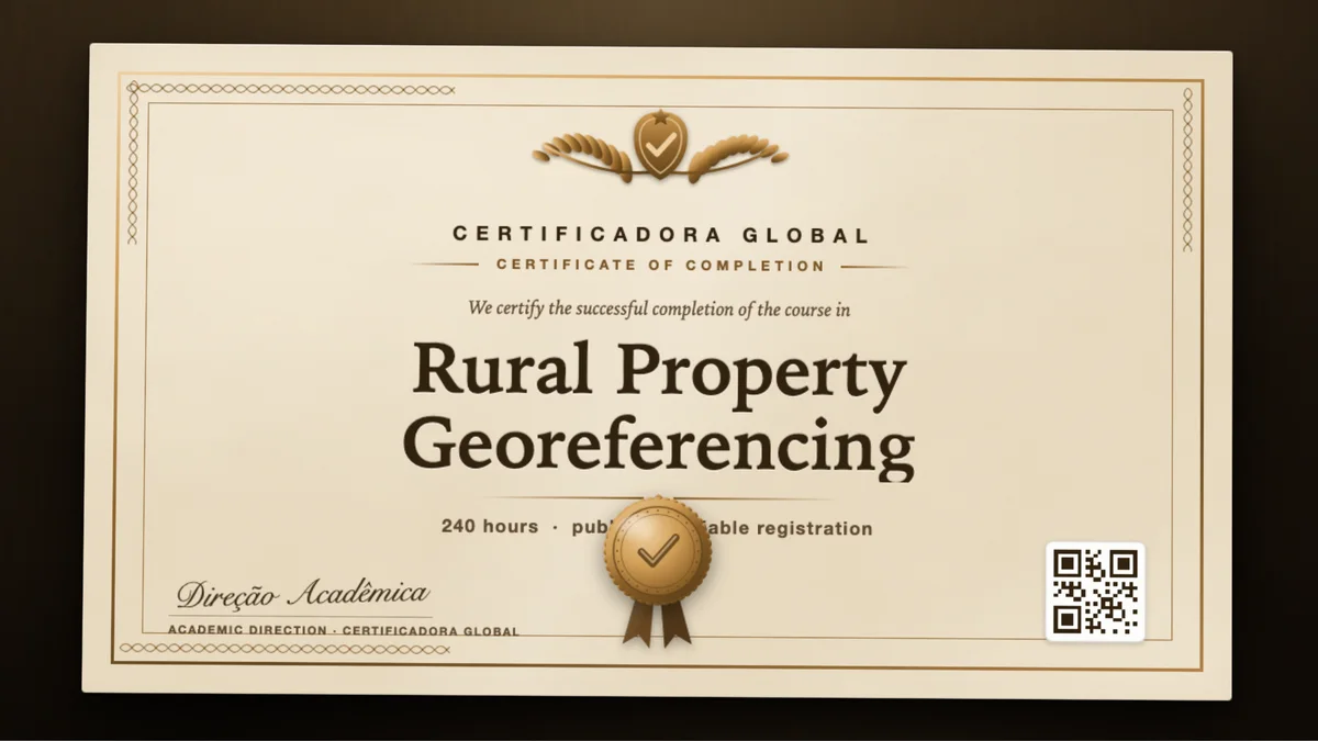 Cover of the Rural Property Georeferencing course