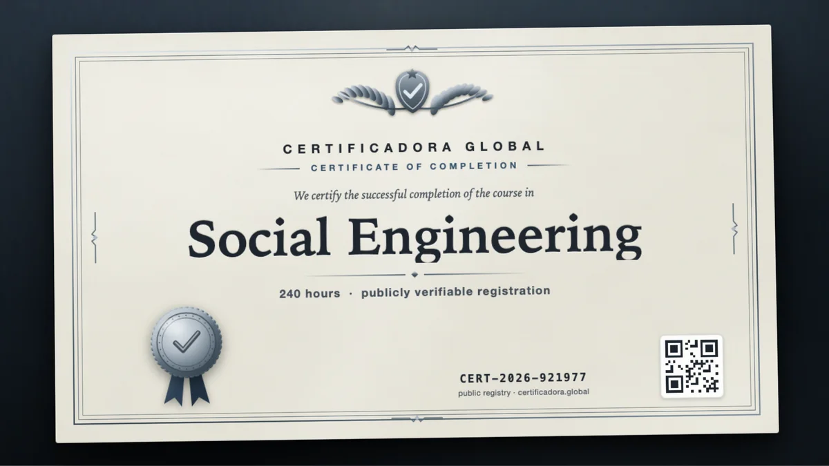 Cover of the Social Engineering course
