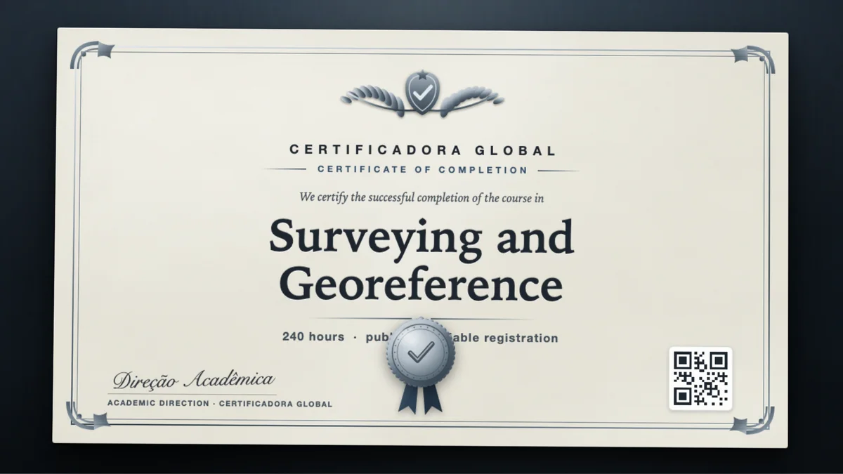 Cover of the Surveying and Georeference course