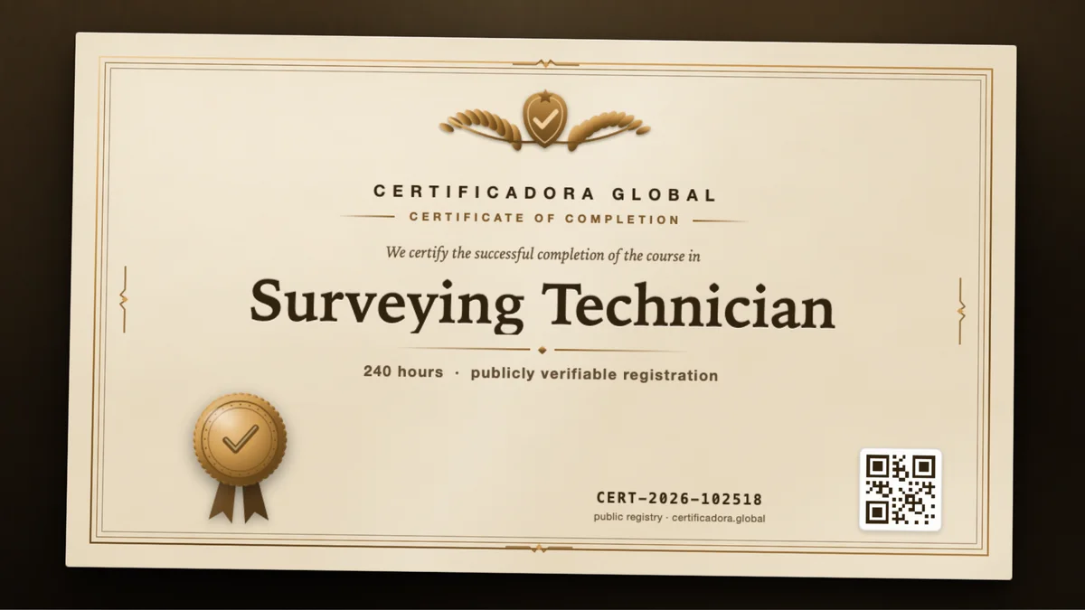 Cover of the Surveying Technician course