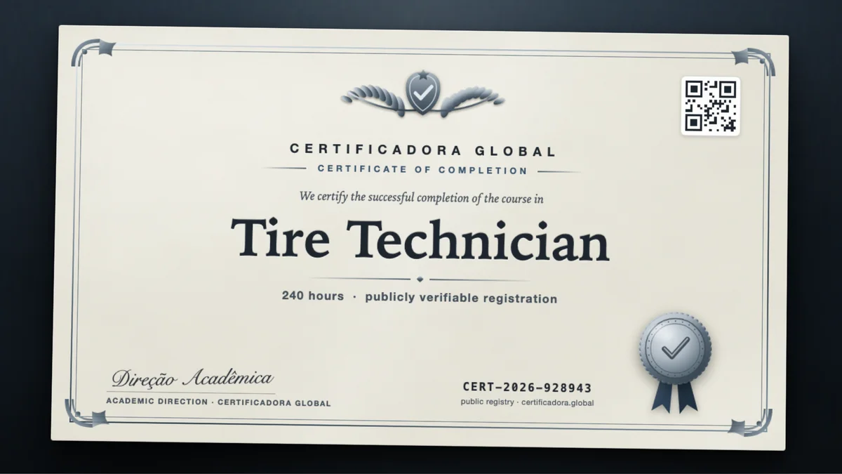 Cover of the Tire Technician course