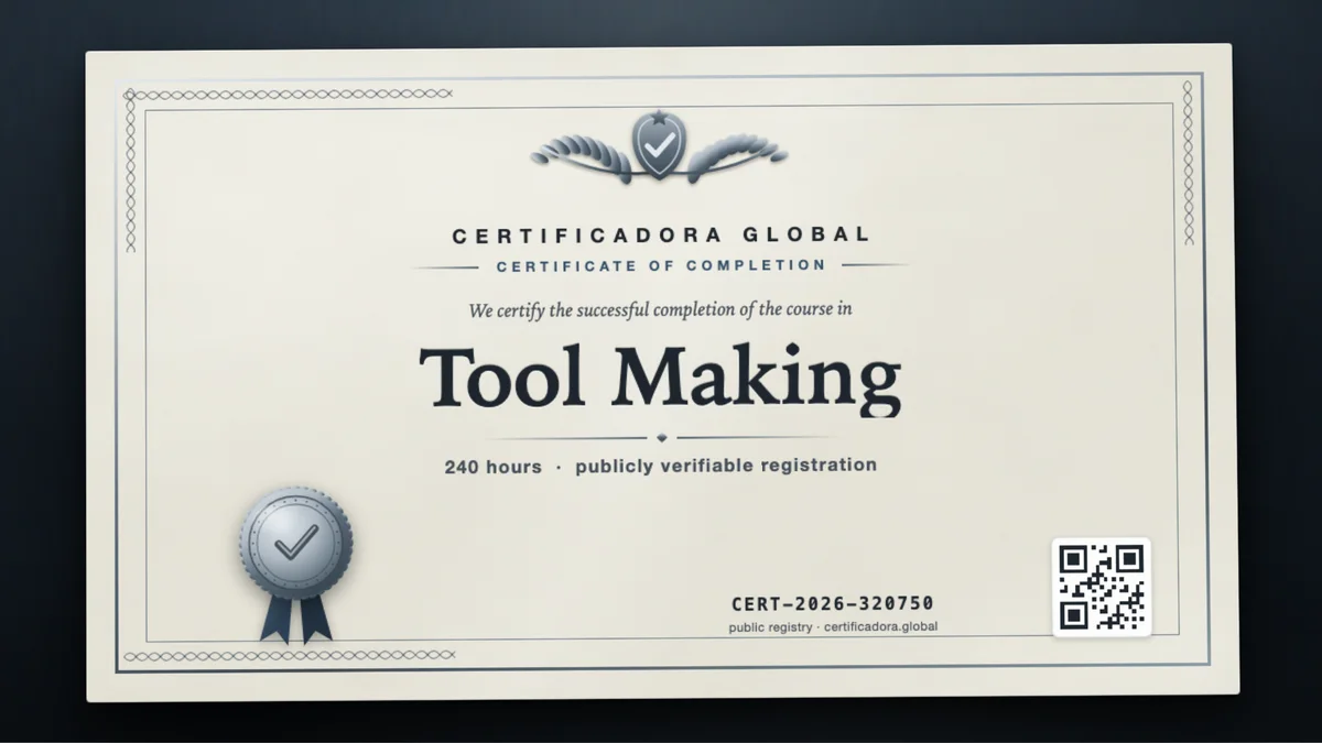 Cover of the Tool Making course