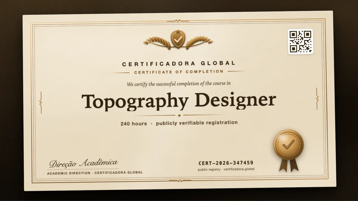 Cover of the Topography Designer course