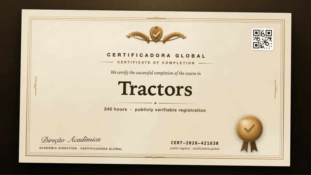 Cover of the Tractors course