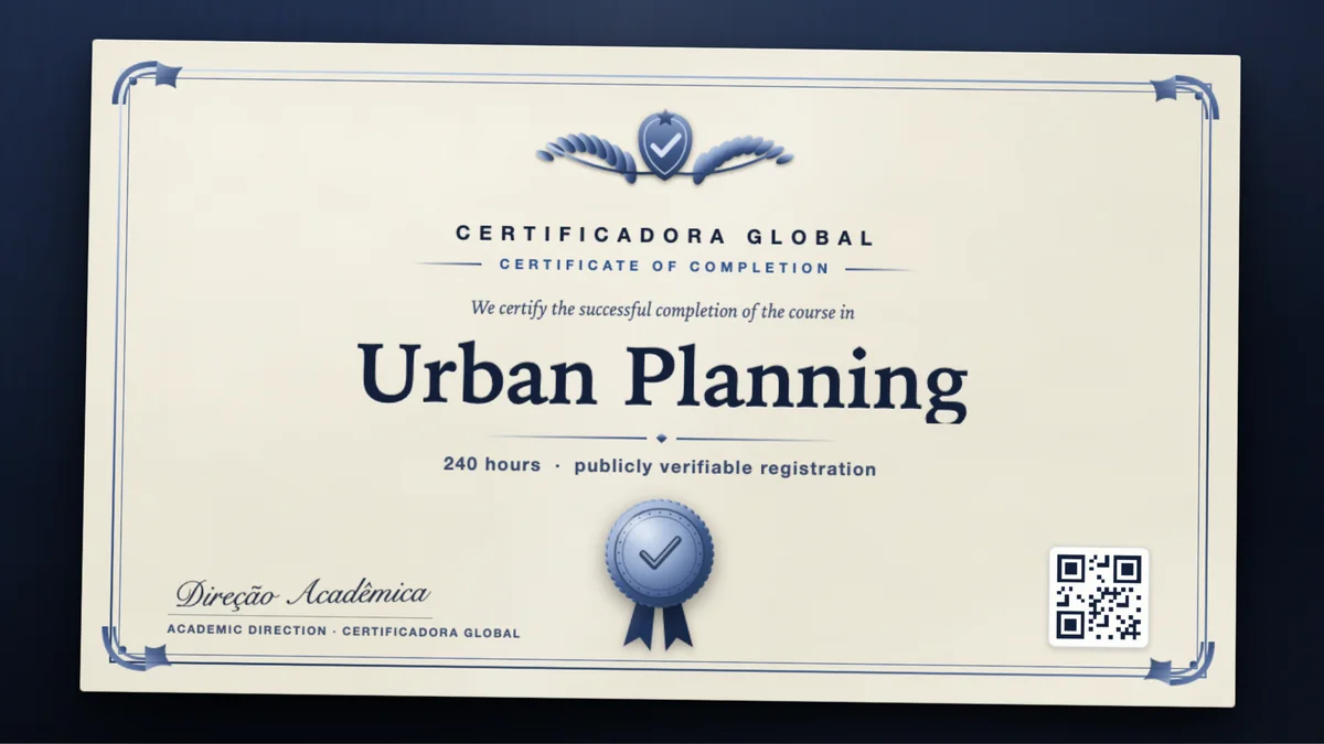 Cover of the Urban Planning course