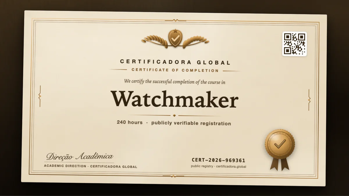 Cover of the Watchmaker course