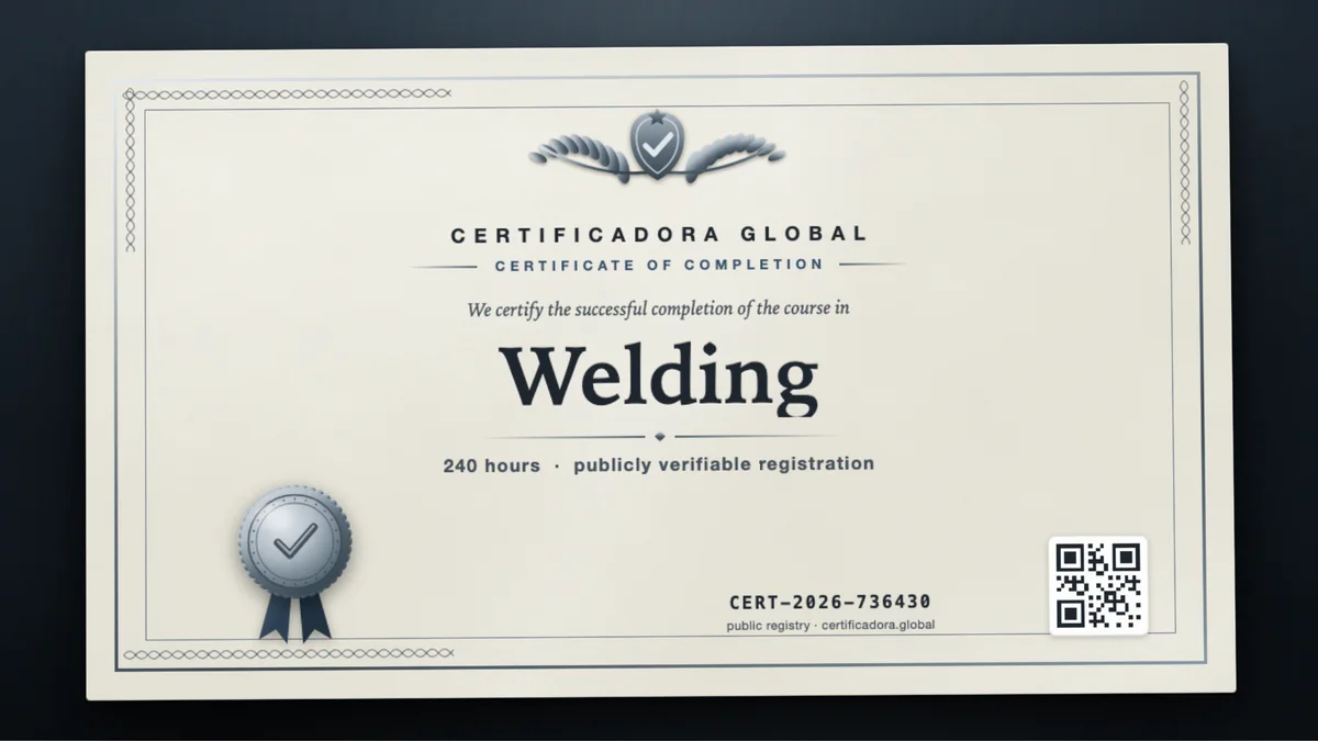 Cover of the Welding course