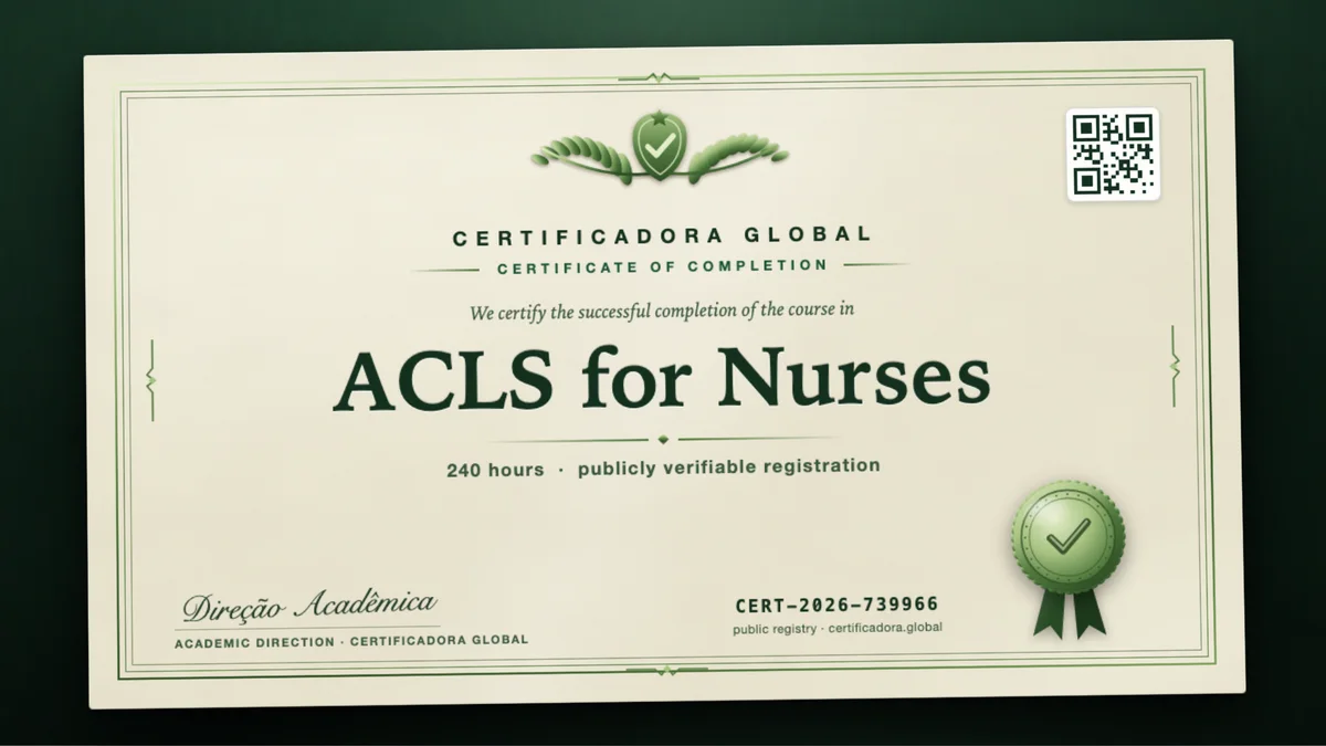 Cover of the ACLS for Nurses course