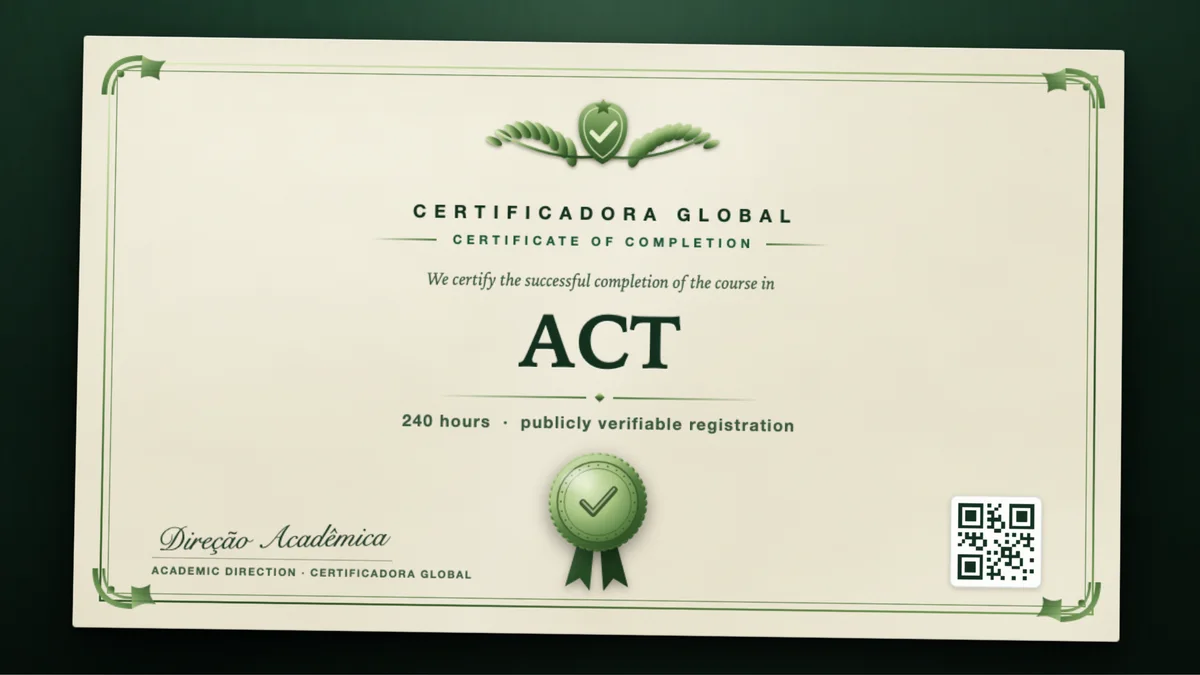 Cover of the ACT course