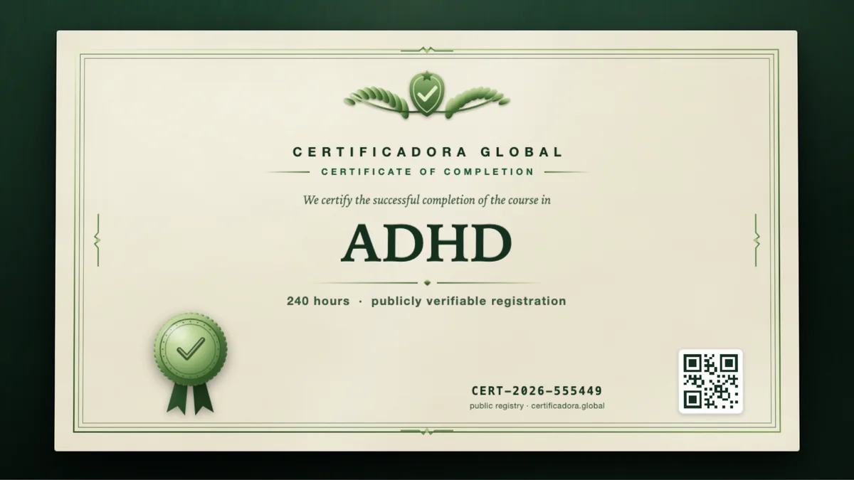 Cover of the ADHD course