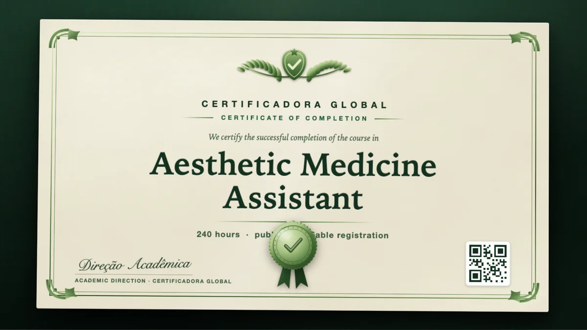 Cover of the Aesthetic Medicine Assistant course