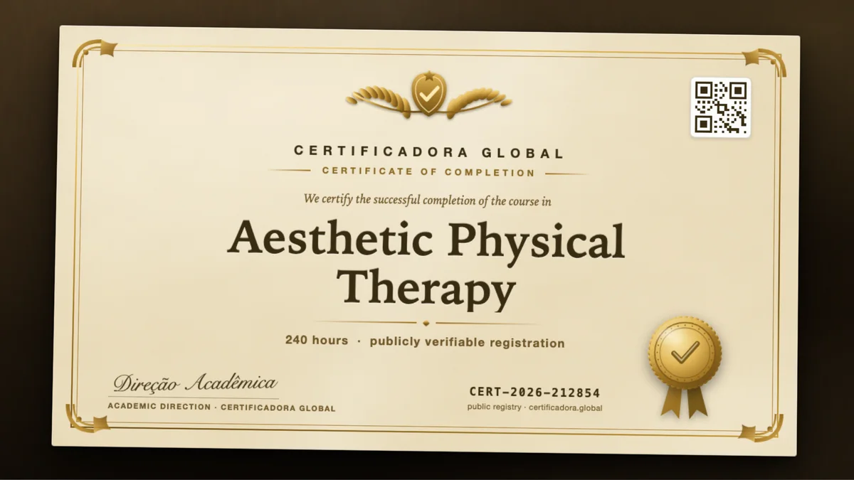Cover of the Aesthetic Physical Therapy course