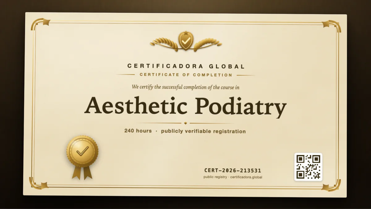 Cover of the Aesthetic Podiatry course