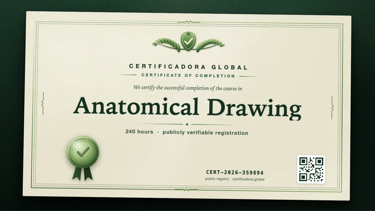 Cover of the Anatomical Drawing course