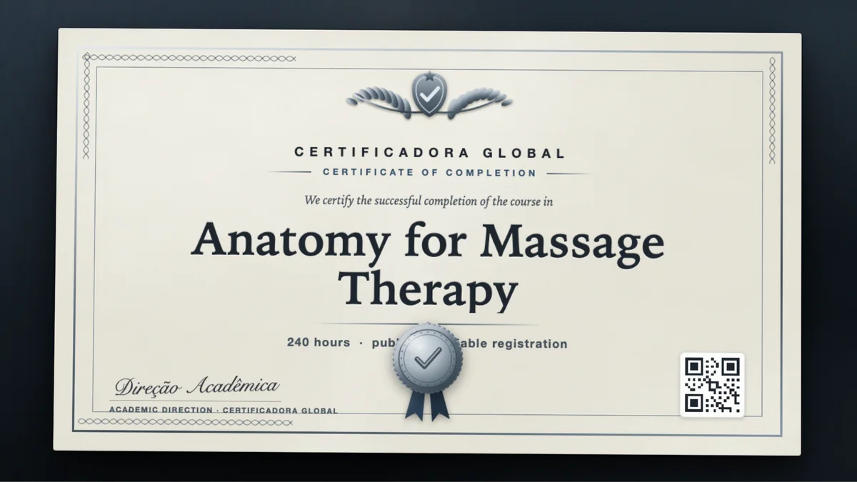 Cover of the Anatomy for Massage Therapy course