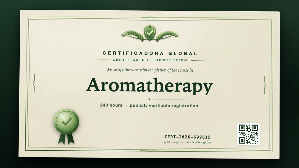 Cover of the Aromatherapy course