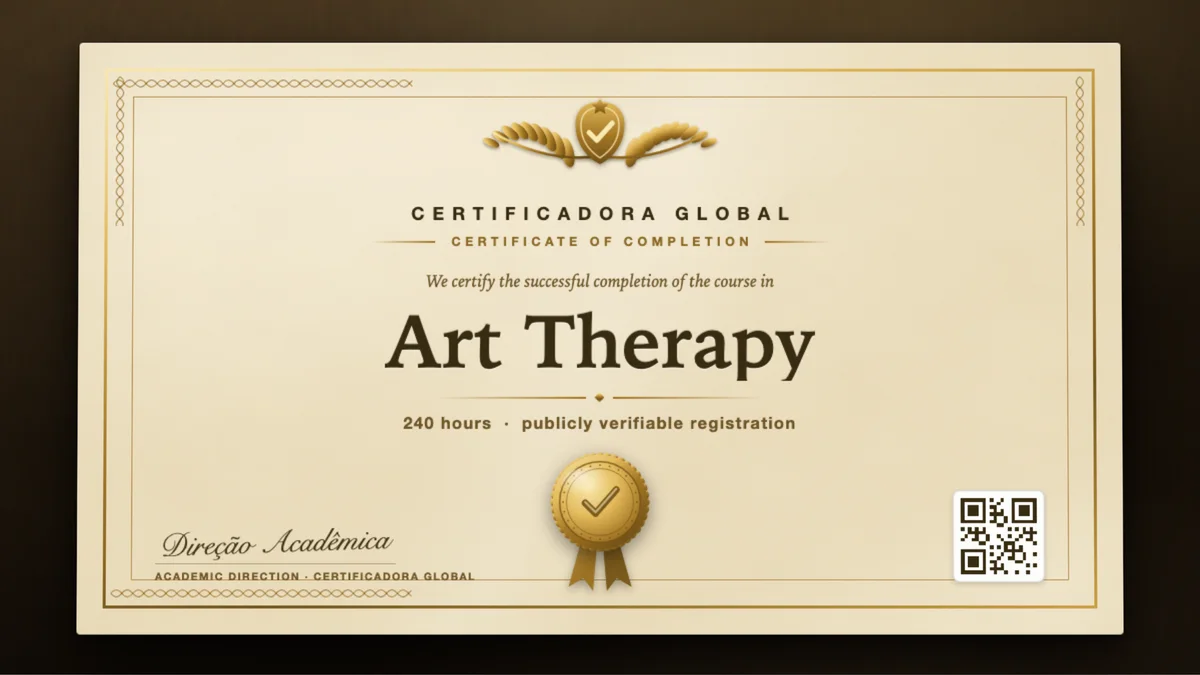 Cover of the Art Therapy course