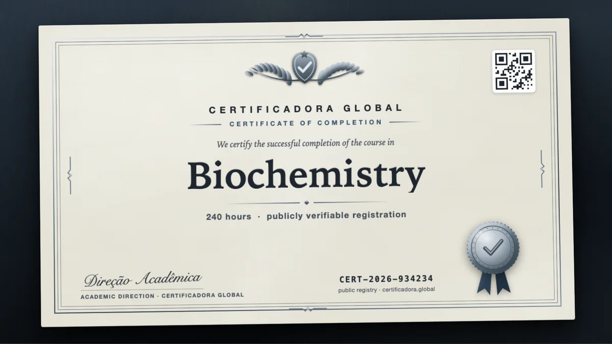 Cover of the Biochemistry course