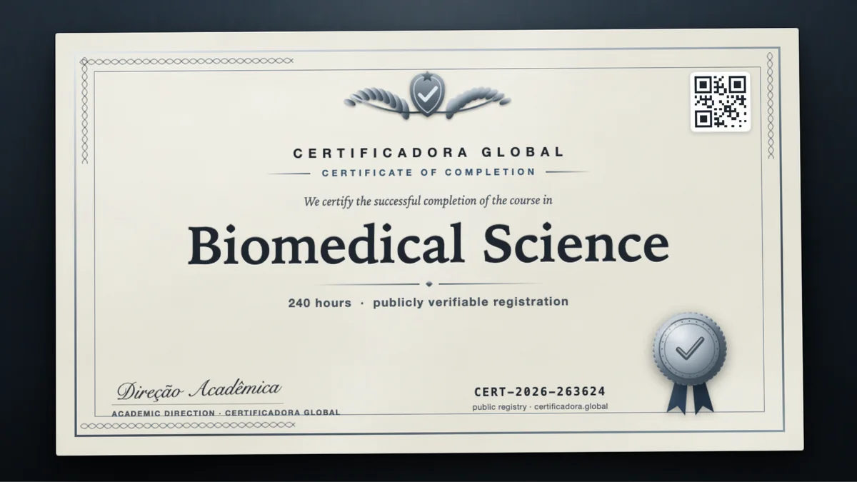 Cover of the Biomedical Science course