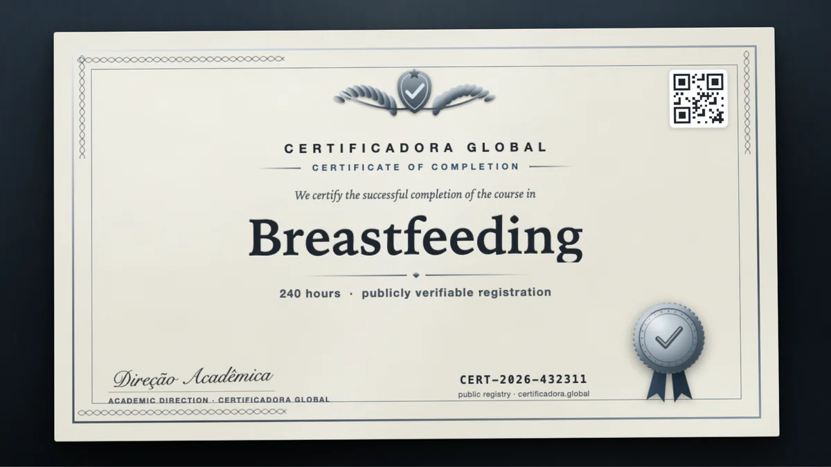 Cover of the Breastfeeding course