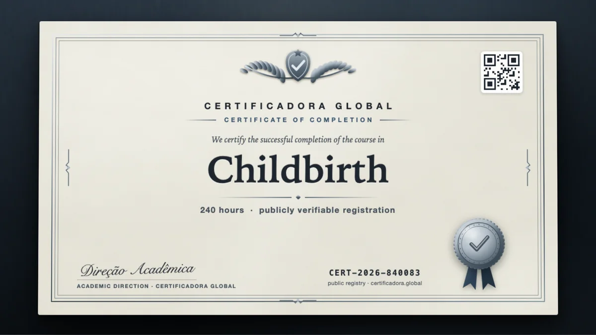 Cover of the Childbirth course