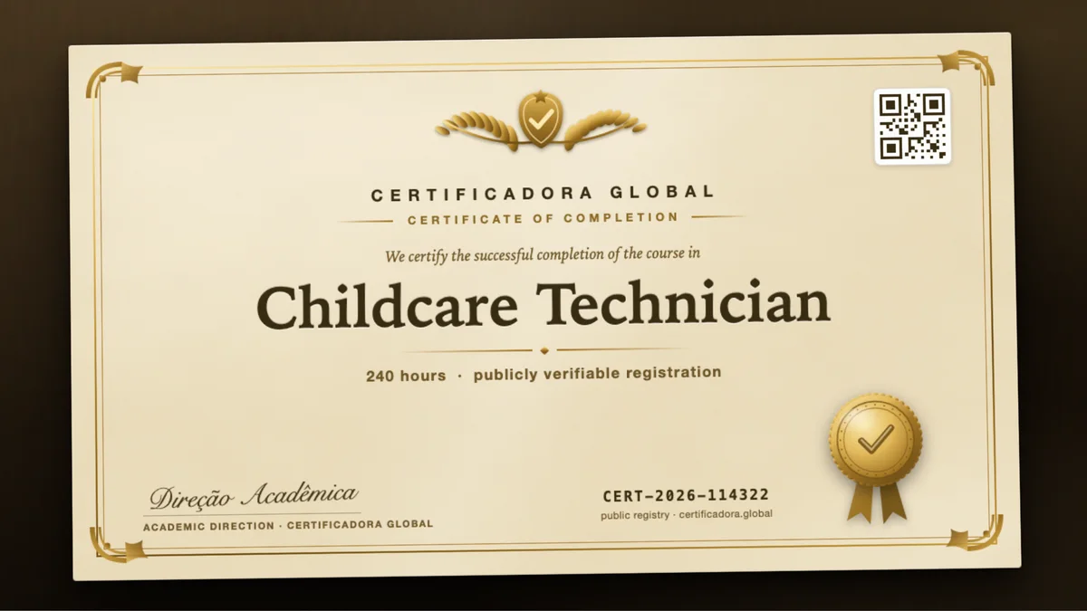 Cover of the Childcare Technician course