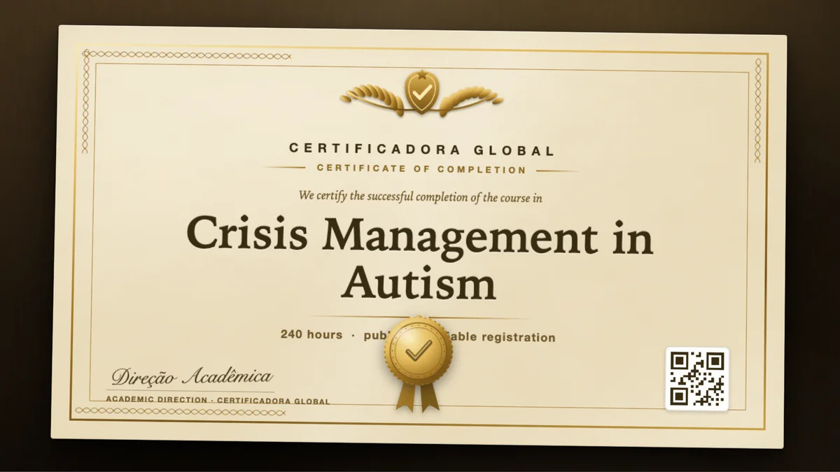 Cover of the Crisis Management in Autism course