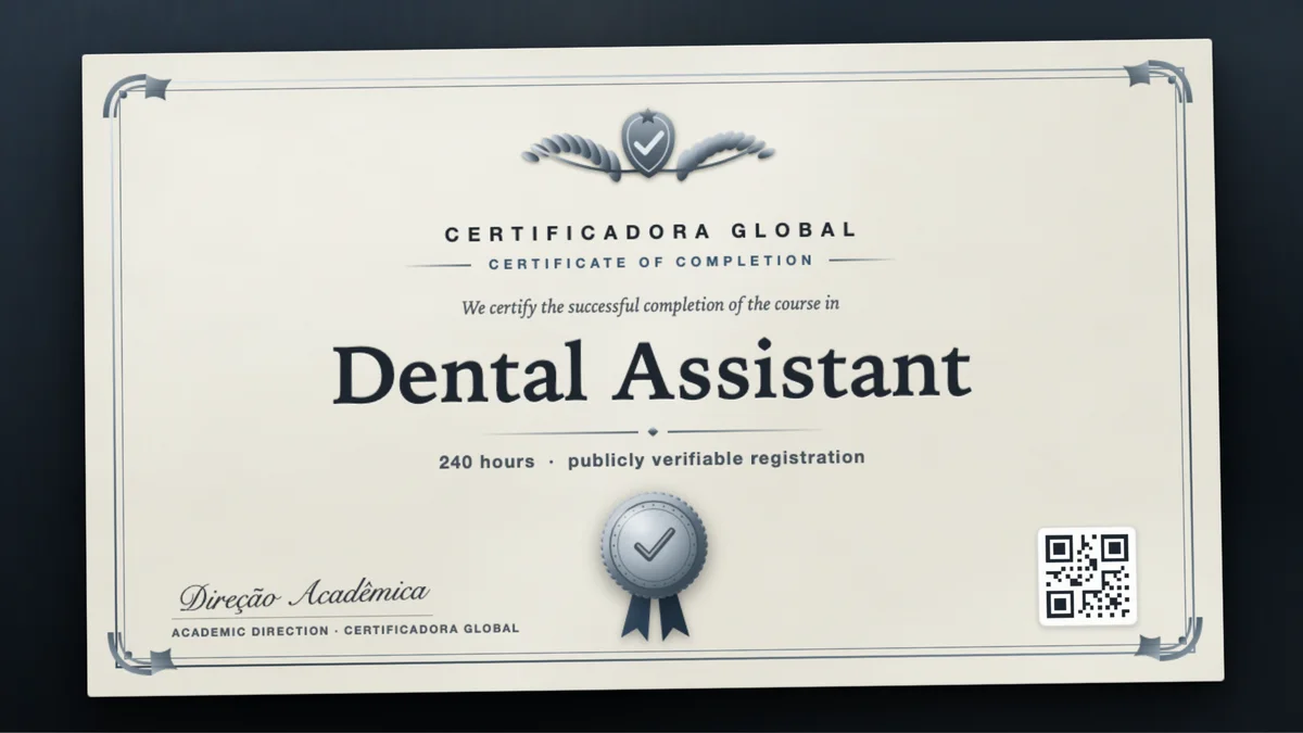 Cover of the Dental Assistant course