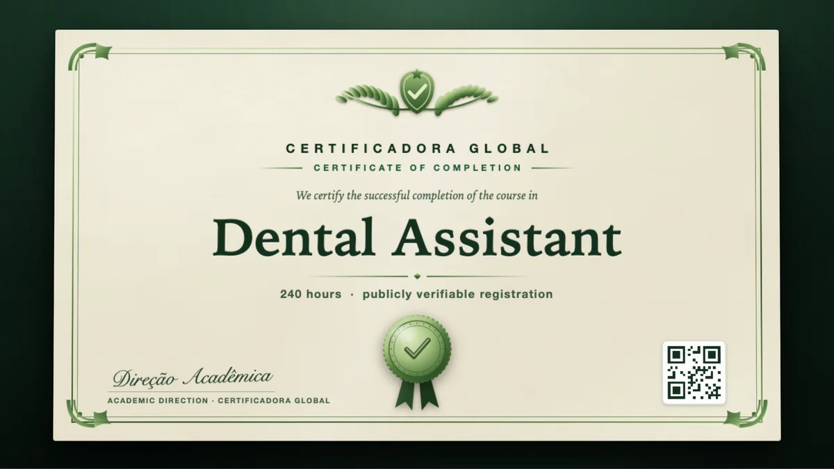 Cover of the Dental Assistant course