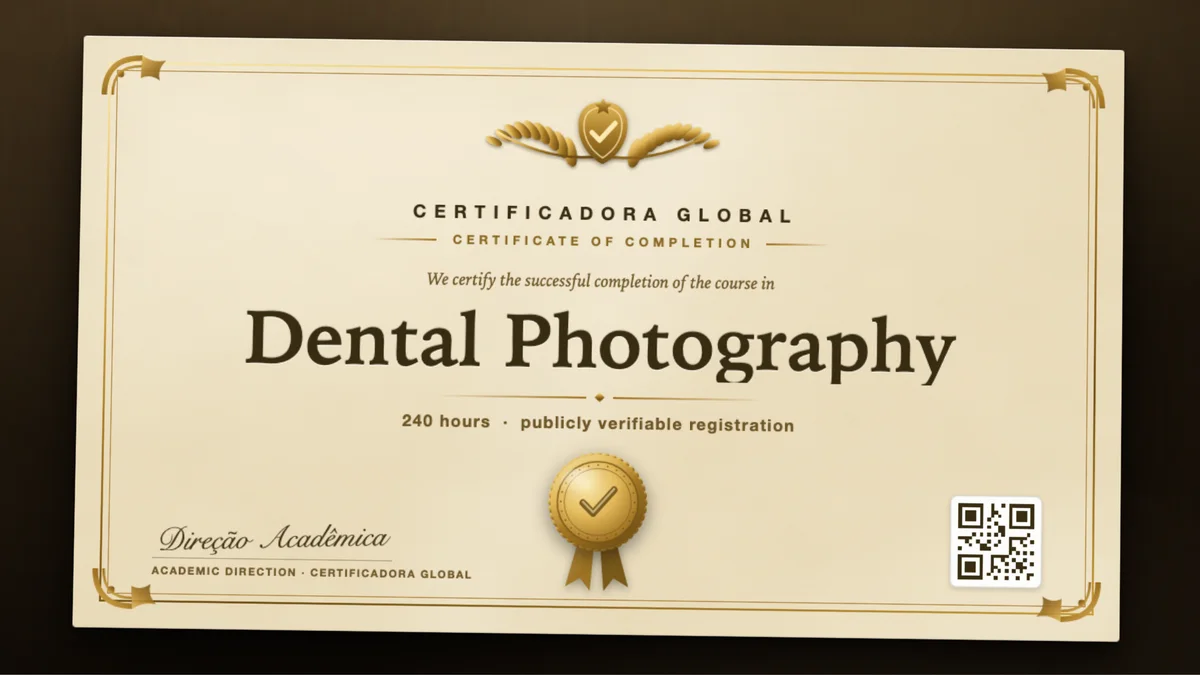 Cover of the Dental Photography course
