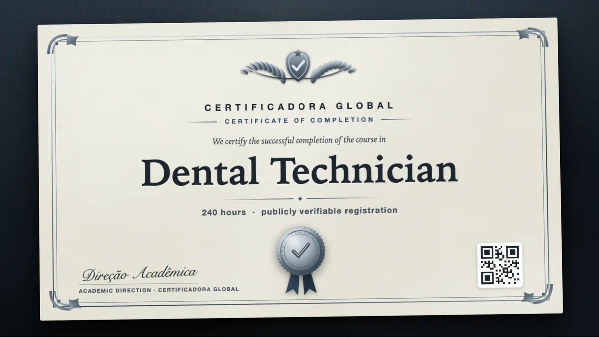 Cover of the Dental Technician course