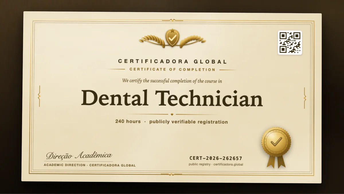 Cover of the Dental Technician course