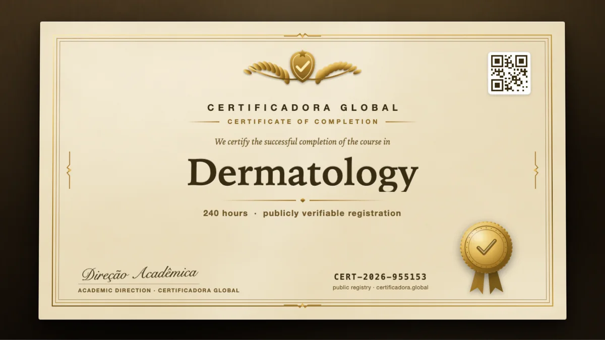 Cover of the Dermatology course