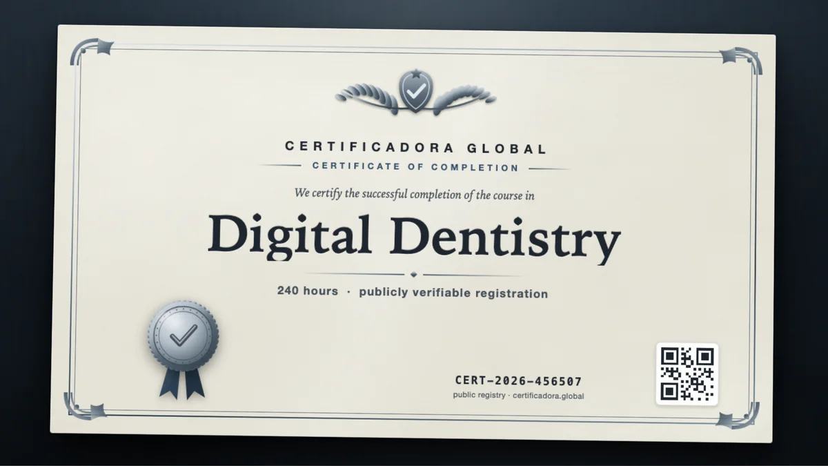 Cover of the Digital Dentistry course